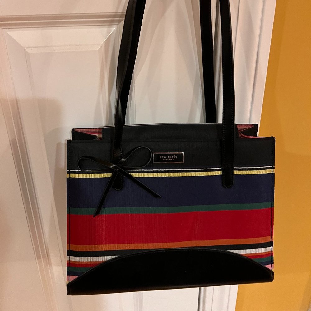 Kate Spade Multicolored Striped Bag